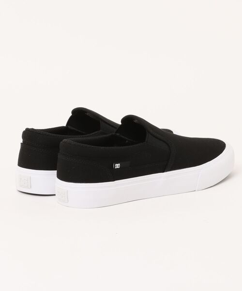 DC SHOES（ディーシーシューズ）の「DC SHOES ディーシーシューズ VARIAL SLIP-ON メンズ キャンバススニーカー スリッポン(バリアルスリップオン)（スニーカー・メンズ・ブラック・25.5cm/26.0cm/26.5cm/27.0cm/27.5cm/28.0cm/28.5cm/29.0cm）」の2枚目の写真