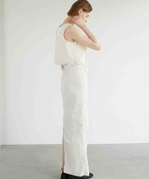 LA PEAU DE GEM(ラポドゥジェム)の「【LA PEAU DE GEM】chokki/チョッキ(ベスト・レディース・ブラック/ホワイト・FREE)」の5枚目の写真