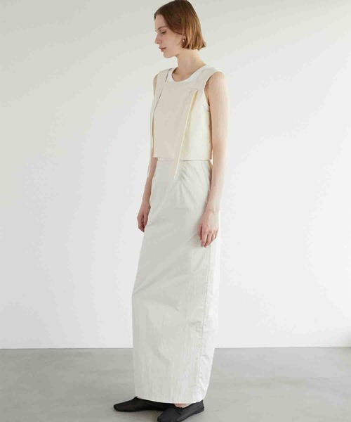 LA PEAU DE GEM(ラポドゥジェム)の「【LA PEAU DE GEM】chokki/チョッキ(ベスト・レディース・ブラック/ホワイト・FREE)」の7枚目の写真