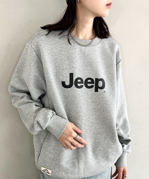 JEEP(ジープ)の「【日本未発売/WEB限定】JEEP(ジープ)/プリント プルオーバー スウェット/Printing Sweatshirt(スウェット・レディース・イエロー/ホワイト/ブラック/スカイブルー/グレー・S/M/L/XL)」の3枚目の写真
