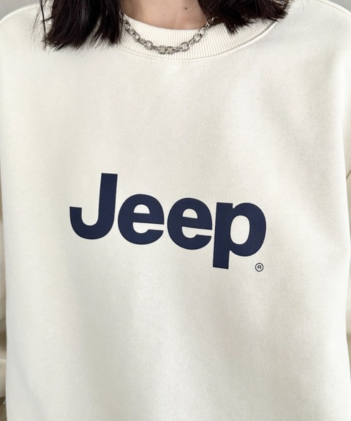 JEEP(ジープ)の「【日本未発売/WEB限定】JEEP(ジープ)/プリント プルオーバー スウェット/Printing Sweatshirt(スウェット・レディース・イエロー/ホワイト/ブラック/スカイブルー/グレー・S/M/L/XL)」の15枚目の写真