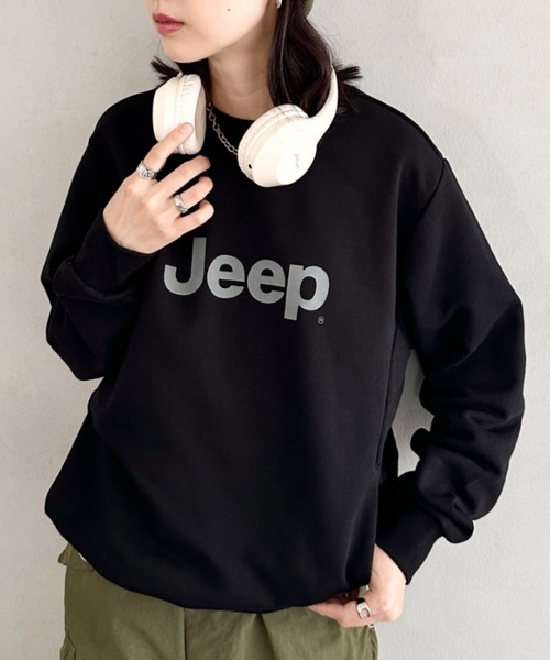 JEEP(ジープ)の「【日本未発売/WEB限定】JEEP(ジープ)/プリント プルオーバー スウェット/Printing Sweatshirt(スウェット・レディース・イエロー/ホワイト/ブラック/スカイブルー/グレー・S/M/L/XL)」の20枚目の写真