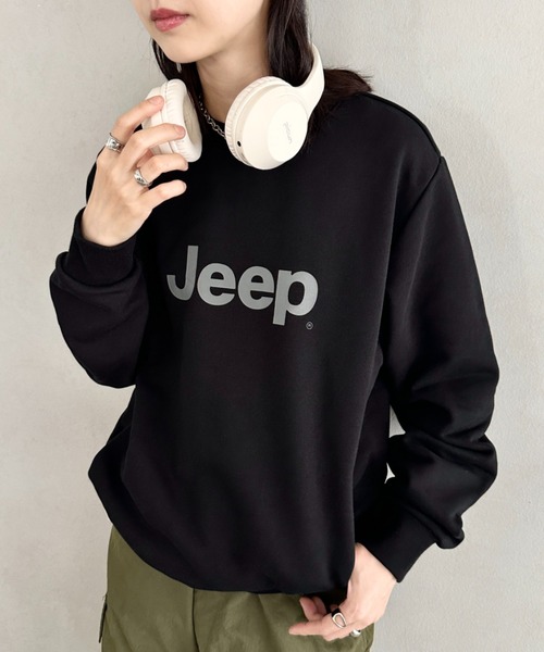 JEEP(ジープ)の「【日本未発売/WEB限定】JEEP(ジープ)/プリント プルオーバー スウェット/Printing Sweatshirt(スウェット・レディース・イエロー/ホワイト/ブラック/スカイブルー/グレー・S/M/L/XL)」の21枚目の写真