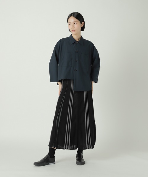 ZUCCa（ズッカ）の「ニットプリーツ / ニットスカート / S（スカート・レディース・ボルドー/ブラック/オレンジ・M size）」の2枚目の写真