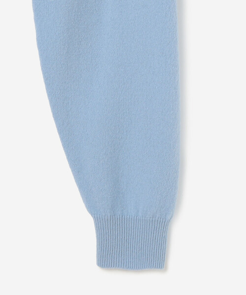 DANTON | ラムウール クルーネックニットカーディガン WOMEN