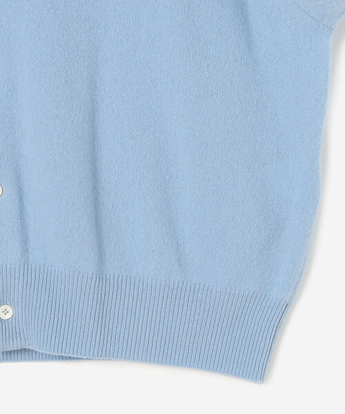 DANTON | ラムウール クルーネックニットカーディガン WOMEN