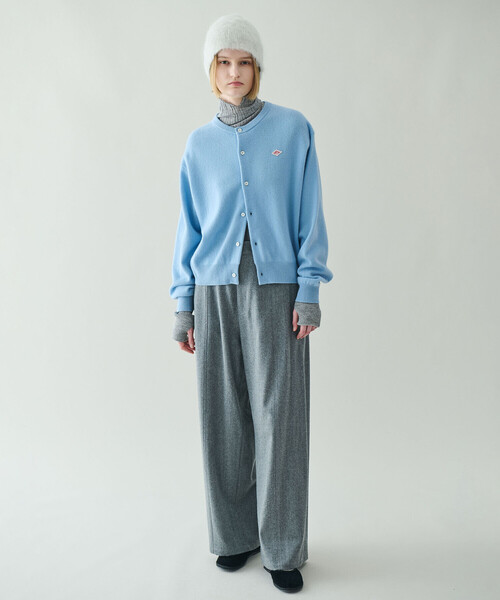 DANTON ラム ウール クルーネック ニット カーディガン ロゴ グレー 楽天市場】【正規取扱店】 ダントン クルーネックカーディガン