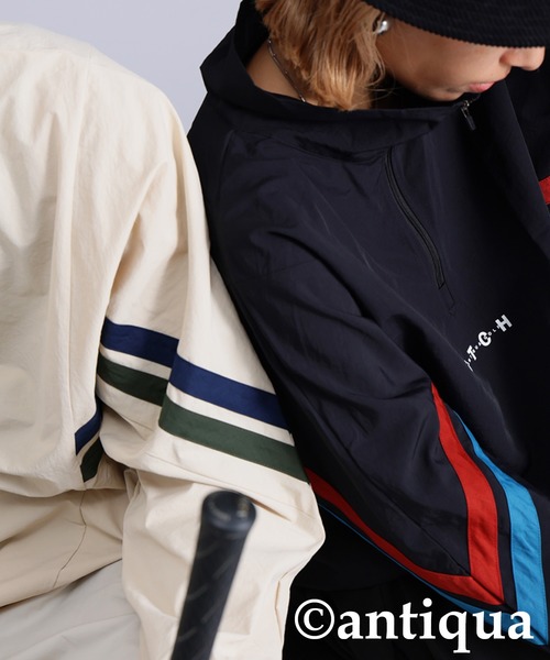 antiqua（アンティカ）の「【STCH】配色ラインプルオーバー（その他トップス・レディース・ブラック/ベージュ・ML/LXL）」の7枚目の写真