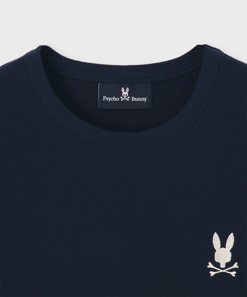 Psycho Bunny(サイコバニー)の「シルケットサッカー Tシャツ(Tシャツ/カットソー・メンズ・ブラック/ネイビー・X-LARGE/LARGE/MEDIUM)」の4枚目の写真
