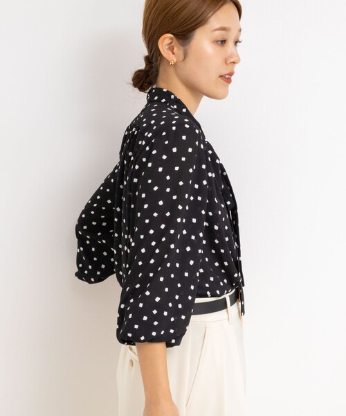 NOLLEY’S（ノーリーズ）の「ジョーゼットボウタイブラウス（シャツ/ブラウス・レディース・ミント/ブラック系その他3/キナリ・38）」の8枚目の写真