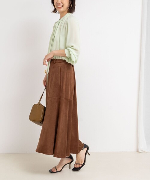 NOLLEY’S（ノーリーズ）の「ジョーゼットボウタイブラウス（シャツ/ブラウス・レディース・ミント/ブラック系その他3/キナリ・38）」の17枚目の写真