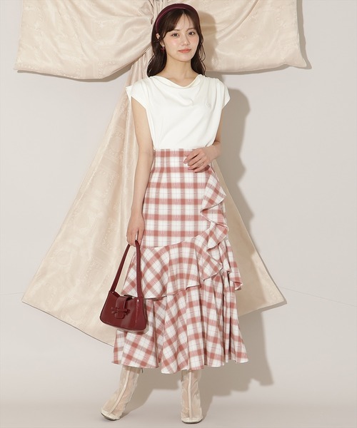 WILLSELECTION(ウィルセレクション)の「ドレープデザインカットトップス(Tシャツ/カットソー・レディース・ブラック/ボルドー/オフホワイト/ダークブラウン・FREE)」の10枚目の写真