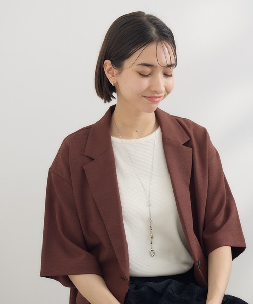 KATHARINE ROSS（キャサリンロス）の「【KATHARINE ROSS】【Joli&Micare】サークルTWOフォーカススライダー（ネックレス・レディース・シルバー・MEDIUM）」の7枚目の写真