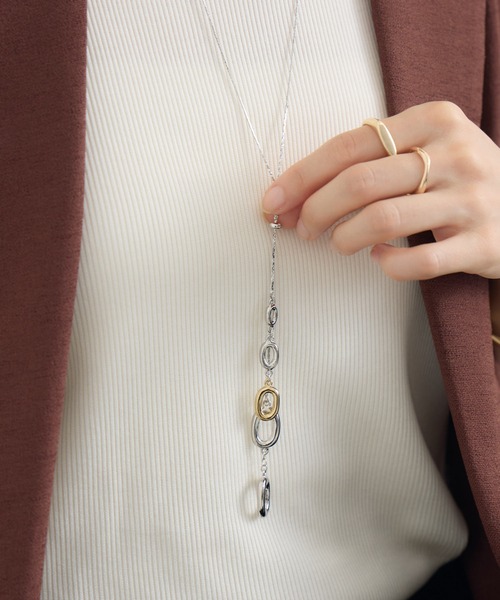 KATHARINE ROSS（キャサリンロス）の「【KATHARINE ROSS】【Joli&Micare】サークルTWOフォーカススライダー（ネックレス・レディース・シルバー・MEDIUM）」の10枚目の写真