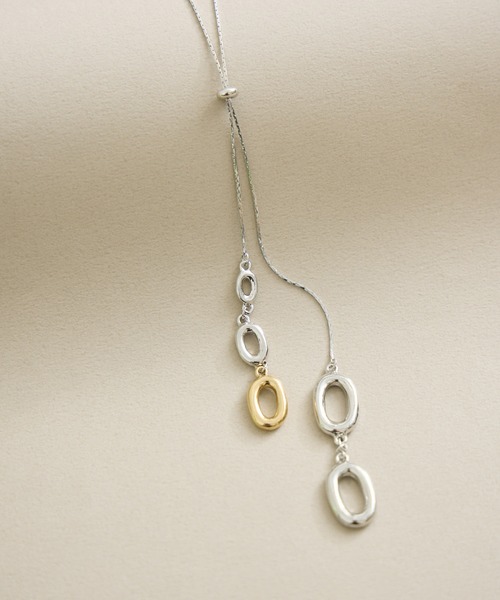 KATHARINE ROSS（キャサリンロス）の「【KATHARINE ROSS】【Joli&Micare】サークルTWOフォーカススライダー（ネックレス・レディース・シルバー・MEDIUM）」の15枚目の写真