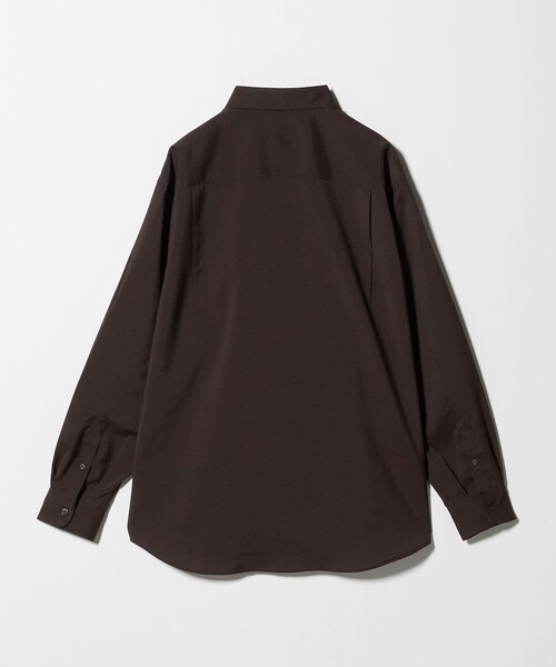 green label relaxing(グリーンレーベルリラクシング)の「【WEB限定】AIRLY ポプリン ジャストルーズ シャツ(シャツ/ブラウス・メンズ・ネイビー/モカ/ダークブラウン・XL/L/S/M)」の12枚目の写真