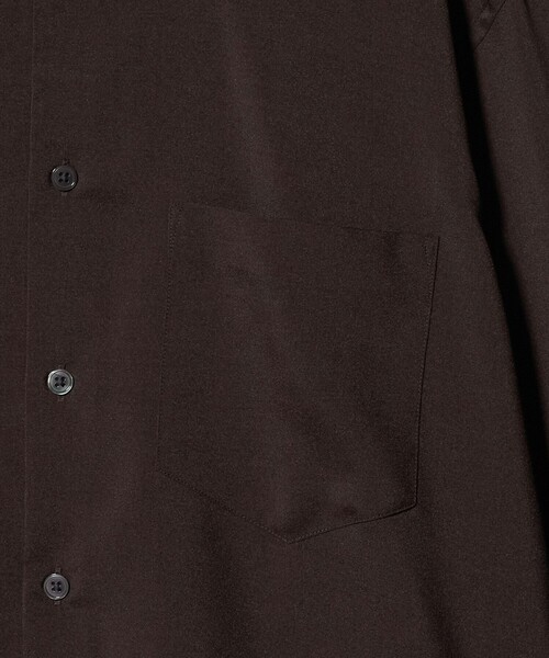 green label relaxing(グリーンレーベルリラクシング)の「【WEB限定】AIRLY ポプリン ジャストルーズ シャツ(シャツ/ブラウス・メンズ・ネイビー/モカ/ダークブラウン・XL/L/S/M)」の15枚目の写真
