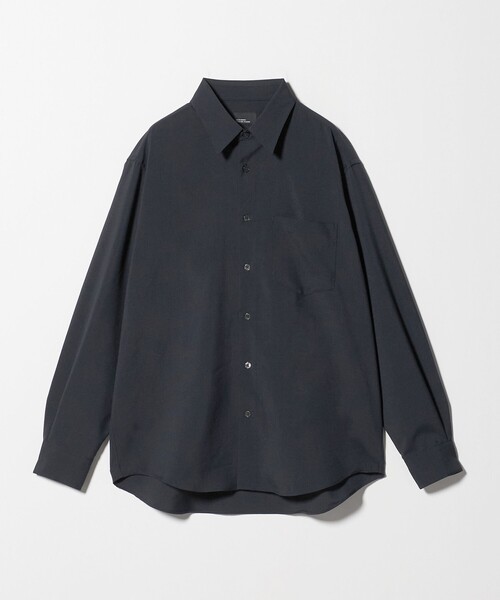 green label relaxing(グリーンレーベルリラクシング)の「【WEB限定】AIRLY ポプリン ジャストルーズ シャツ(シャツ/ブラウス・メンズ・ネイビー/モカ/ダークブラウン・XL/L/S/M)」の17枚目の写真