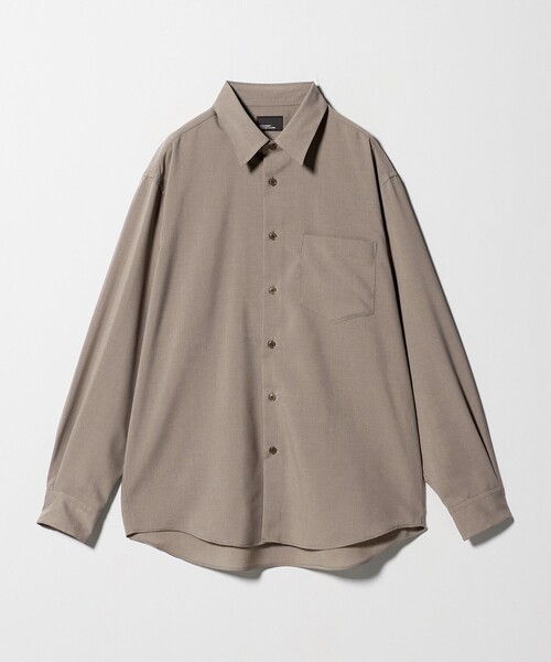 green label relaxing(グリーンレーベルリラクシング)の「【WEB限定】AIRLY ポプリン ジャストルーズ シャツ(シャツ/ブラウス・メンズ・ネイビー/モカ/ダークブラウン・XL/L/S/M)」の21枚目の写真