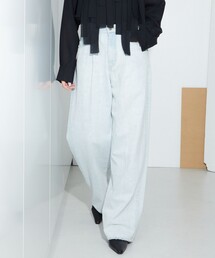 AEWEN MATOPH | ＜AEWEN MATOPH＞デニムタックパンツ(デニムパンツ)