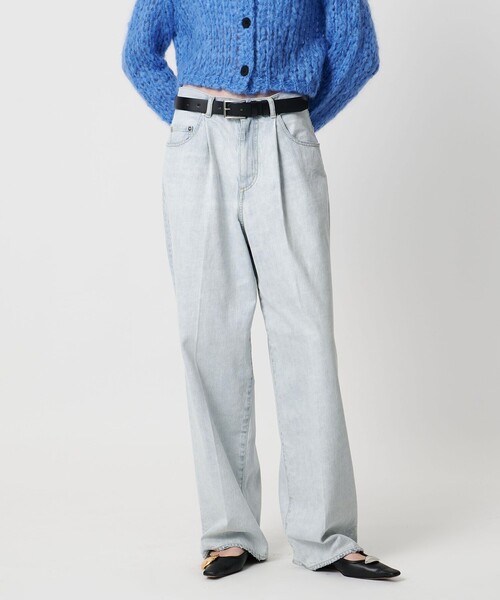 24AW 美品 AEWEN MATOPH デニム タックパンツ　インディゴ　34 AEWEN MATOPH＞デニムタックパンツ（デニムパンツ）｜AEWEN MATOPH