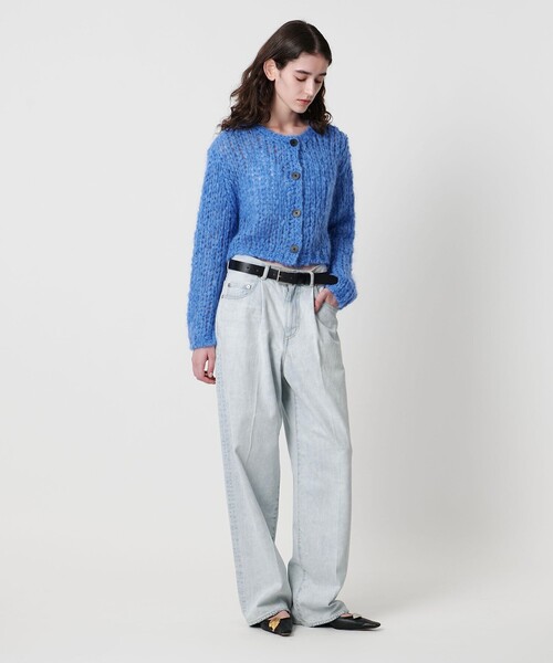 AEWEN MATOPH(イウエン マトフ)の「<AEWEN MATOPH>デニムタックパンツ(デニムパンツ・レディース・ブラック/ライトブルー/コバルトブルー・36/34/38)」の16枚目の写真