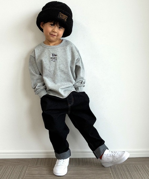 KiCCOLY（キッコリー）の「ｽﾄﾚｯﾁﾊﾟﾝﾂ（デニムパンツ・キッズ・ブラック/ベージュ/グリーン/ネイビー/ブルー/グレー・150cm/140cm/130cm/120cm/110cm）」の11枚目の写真