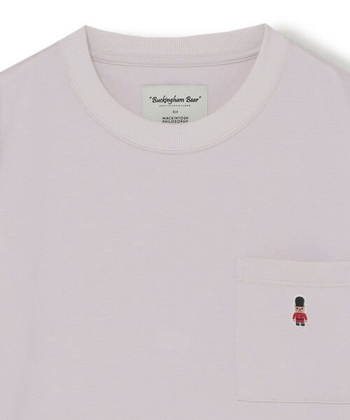 MACKINTOSH PHILOSOPHY（ﾏｯｷﾝﾄｯｼｭ ﾌｨﾛｿﾌｨｰ）の「バッキンガムベア スピンドルハーフスリーブT（Tシャツ/カットソー・レディース・オフホワイト/ブラウン/ピンク系その他2・38）」の5枚目の写真