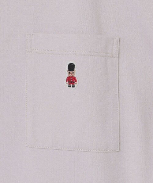 MACKINTOSH PHILOSOPHY（ﾏｯｷﾝﾄｯｼｭ ﾌｨﾛｿﾌｨｰ）の「バッキンガムベア スピンドルハーフスリーブT（Tシャツ/カットソー・レディース・オフホワイト/ブラウン/ピンク系その他2・38）」の8枚目の写真