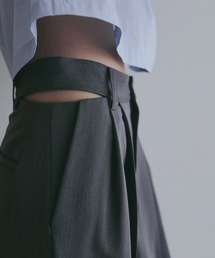 WAIST SLIT SLACKS