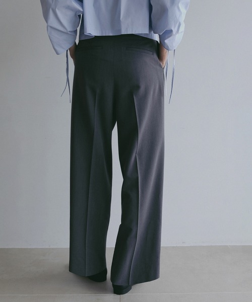 MANOF(マノフ)の「WAIST SLIT SLACKS(スラックス・レディース・ブラックミックス/アイボリー/チャコールグレー・S/M)」の21枚目の写真