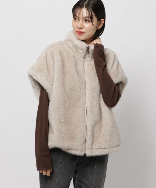 ミンクファーベスト（ベスト）｜niko and（ニコアンド）の