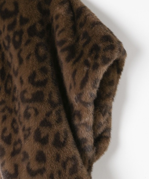 ニコアンド　ファーベスト niko and…（ニコアンド） ベスト ジレ ミンクファーベスト レディース