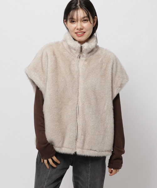 ミンクファーベスト（ベスト）｜niko and（ニコアンド）の