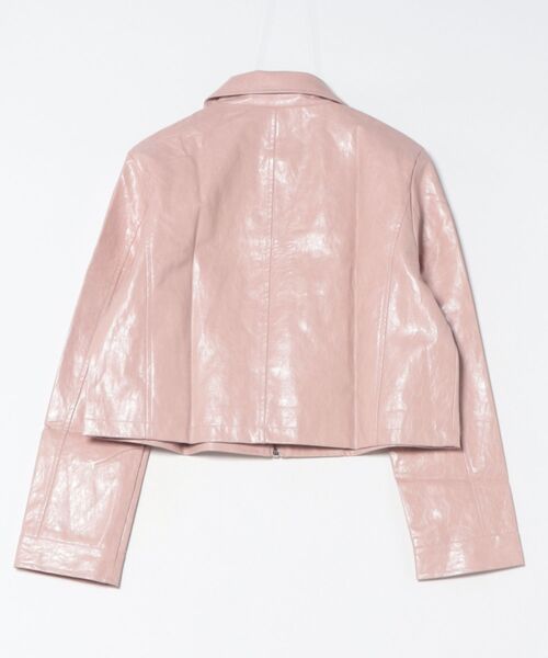 Narcissus（ナルシス）の「【Narcissus】レザージップジャケット（ライダースジャケット・レディース・ピンク・FREE）」の16枚目の写真