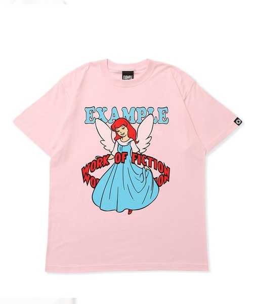 EXAMPLE（エグザンプル）の「EXAMPLE FAIRY S/S TEE（Tシャツ/カットソー・メンズ・アッシュ/ブラック/ライトピンク/ホワイト・XL/L/XXL/M）」の4枚目の写真