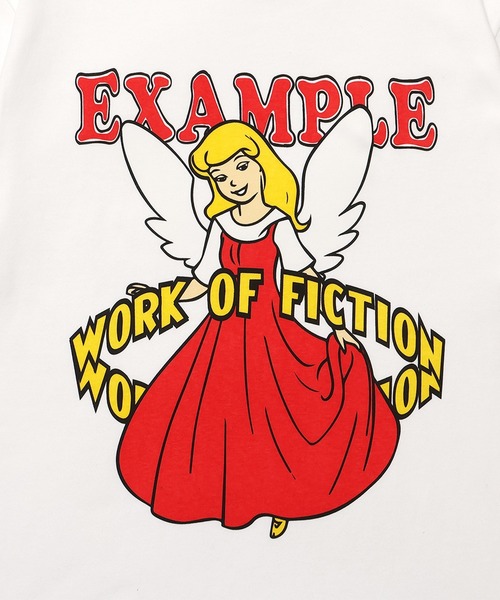 EXAMPLE（エグザンプル）の「EXAMPLE FAIRY S/S TEE（Tシャツ/カットソー・メンズ・アッシュ/ブラック/ライトピンク/ホワイト・XL/L/XXL/M）」の9枚目の写真