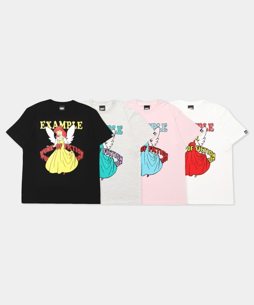 EXAMPLE（エグザンプル）の「EXAMPLE FAIRY S/S TEE（Tシャツ/カットソー・メンズ・アッシュ/ブラック/ライトピンク/ホワイト・XL/L/XXL/M）」の6枚目の写真