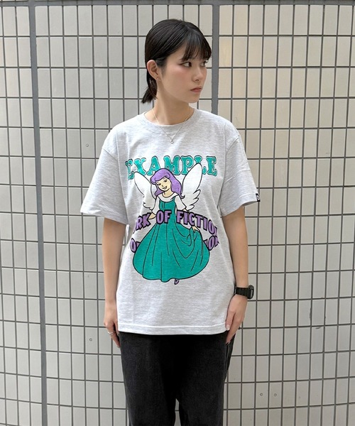 EXAMPLE（エグザンプル）の「EXAMPLE FAIRY S/S TEE（Tシャツ/カットソー・メンズ・アッシュ/ブラック/ライトピンク/ホワイト・XL/L/XXL/M）」の18枚目の写真