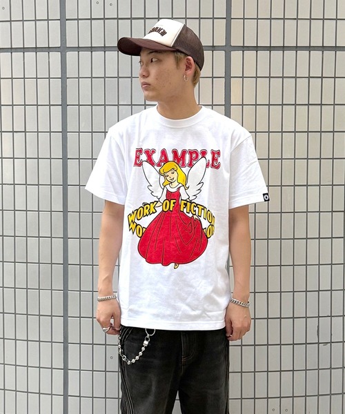 EXAMPLE（エグザンプル）の「EXAMPLE FAIRY S/S TEE（Tシャツ/カットソー・メンズ・アッシュ/ブラック/ライトピンク/ホワイト・XL/L/XXL/M）」の12枚目の写真