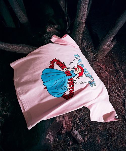 EXAMPLE（エグザンプル）の「EXAMPLE FAIRY S/S TEE（Tシャツ/カットソー・メンズ・アッシュ/ブラック/ライトピンク/ホワイト・XL/L/XXL/M）」の5枚目の写真