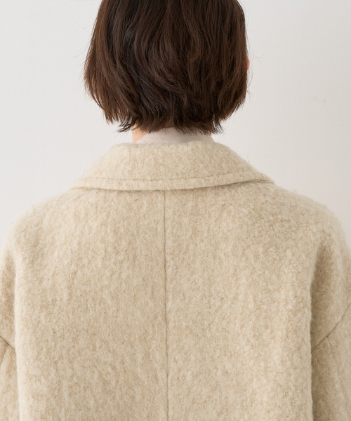 追加4】【一部店舗限定】ラメシャギースライバーPコート/ピーコート