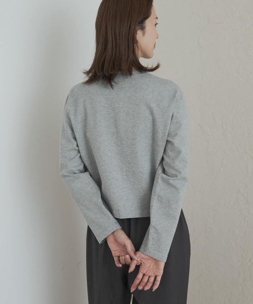 トップス GYMPHLEX SHORT CREW NECK CARDIGAN GYMPHLEX SHORT CREW NECK CARDIGAN