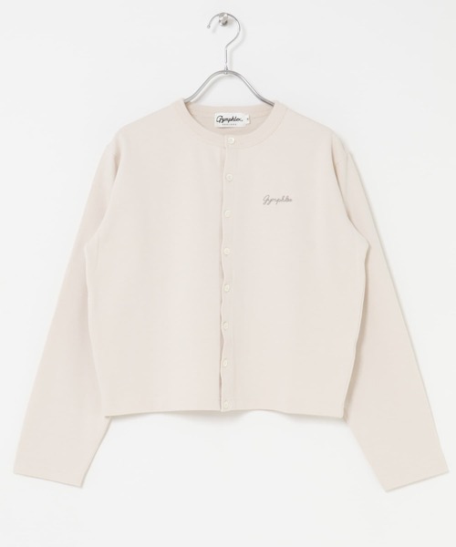 GYMPHLEX（ジムフレックス）の「GYMPHLEX　SHORT CREW NECK CARDIGAN（カーディガン/ボレロ・レディース・ベージュ系その他/ブラック/レッド/ライトグレー・14）」の17枚目の写真