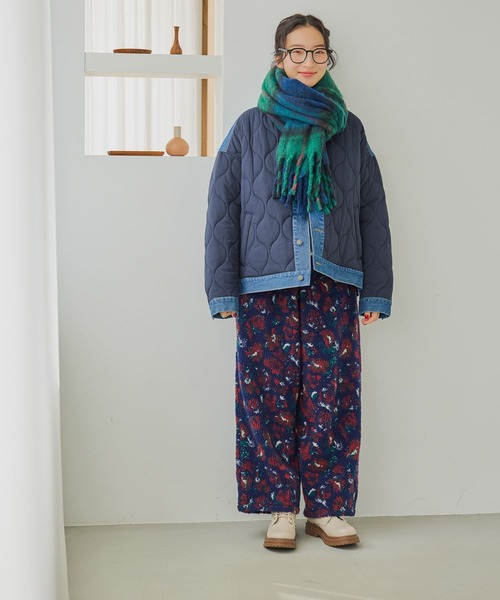 デニムキルトドッキングジャケット（その他アウター）｜niko and