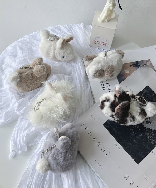 osoi キーチェーン・白 [希少] 別注】＜OSOI＞ロープ キーリング（キー