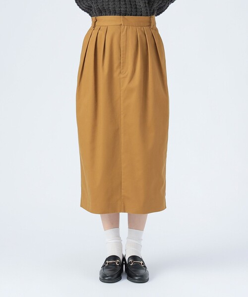 BEAMS HEART（ビームスハート）の「タック コクーン スカート（スカート・レディース・ブラウン系その他3/ブラック・FREE）」の12枚目の写真