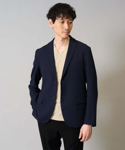 a.v.v(アーヴェヴェ)の「【イージーケア/シワになりにくい】スマートジャケット 秋リライト【洗濯機で洗える/ストレッチ】〈ON/OFF SERIES〉(テーラードジャケット・メンズ・ネイビー/チャコールグレー・44/46/48/50)」の1枚目の写真