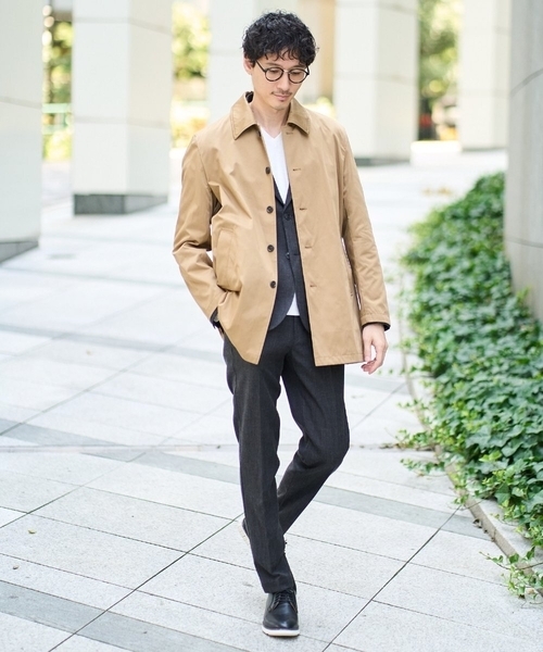 a.v.v(アーヴェヴェ)の「【イージーケア/シワになりにくい】スマートジャケット 秋リライト【洗濯機で洗える/ストレッチ】〈ON/OFF SERIES〉(テーラードジャケット・メンズ・ネイビー/チャコールグレー・44/46/48/50)」の5枚目の写真