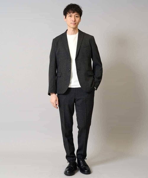a.v.v(アーヴェヴェ)の「【イージーケア/シワになりにくい】スマートジャケット 秋リライト【洗濯機で洗える/ストレッチ】〈ON/OFF SERIES〉(テーラードジャケット・メンズ・ネイビー/チャコールグレー・44/46/48/50)」の13枚目の写真